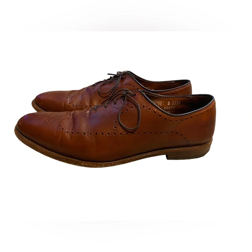 Allen Edmonds Fairfax Oxford Chestnut Brogue Mens Dress Shoes Size 11 D